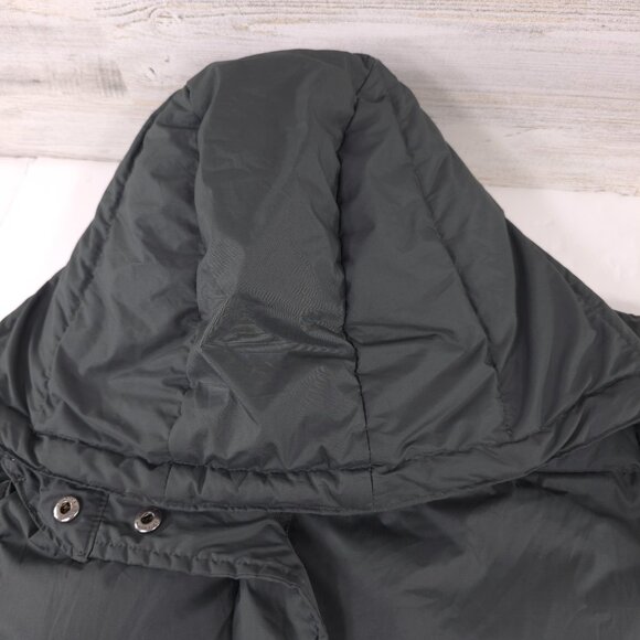 I. SPIEWAK & SONS Warren GRAY Hooded Down Puffer Long Coat Women’s Size LARGE.. - Picture 10 of 16